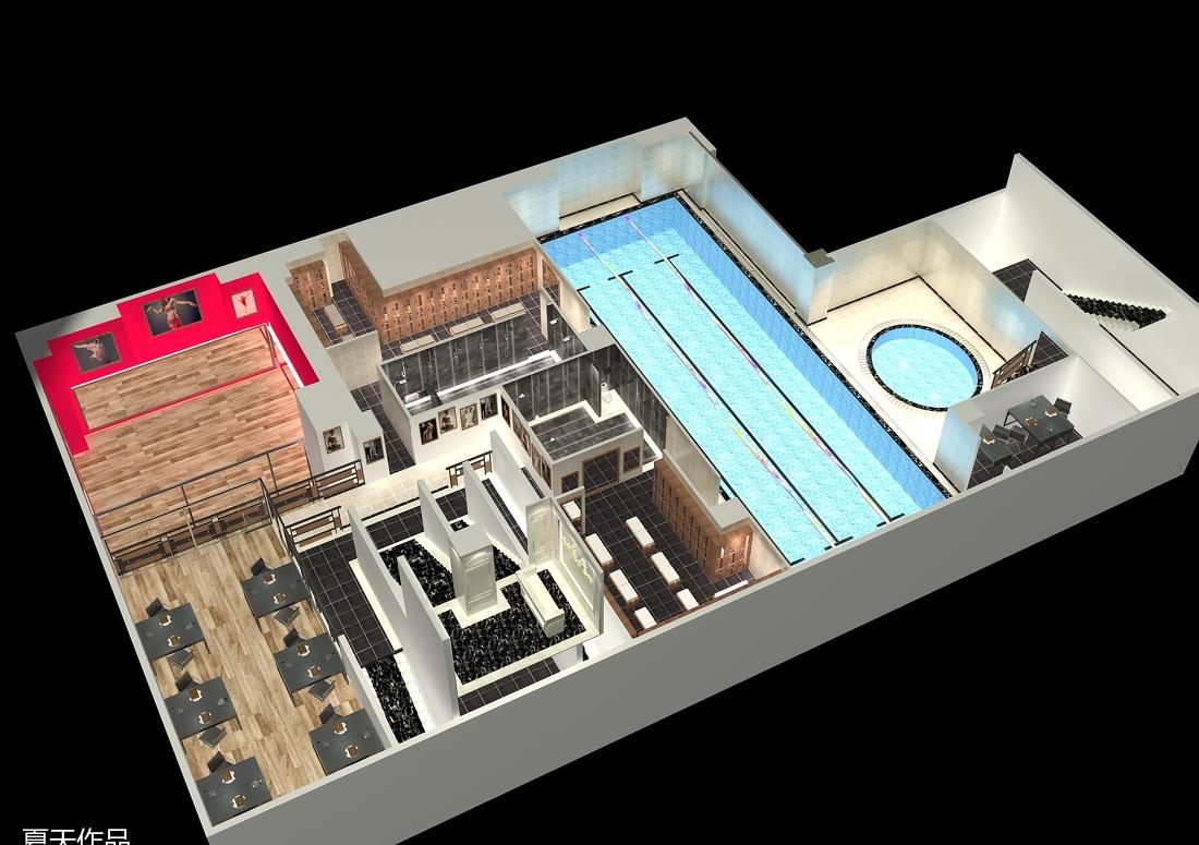 现代都市健身房设计-0