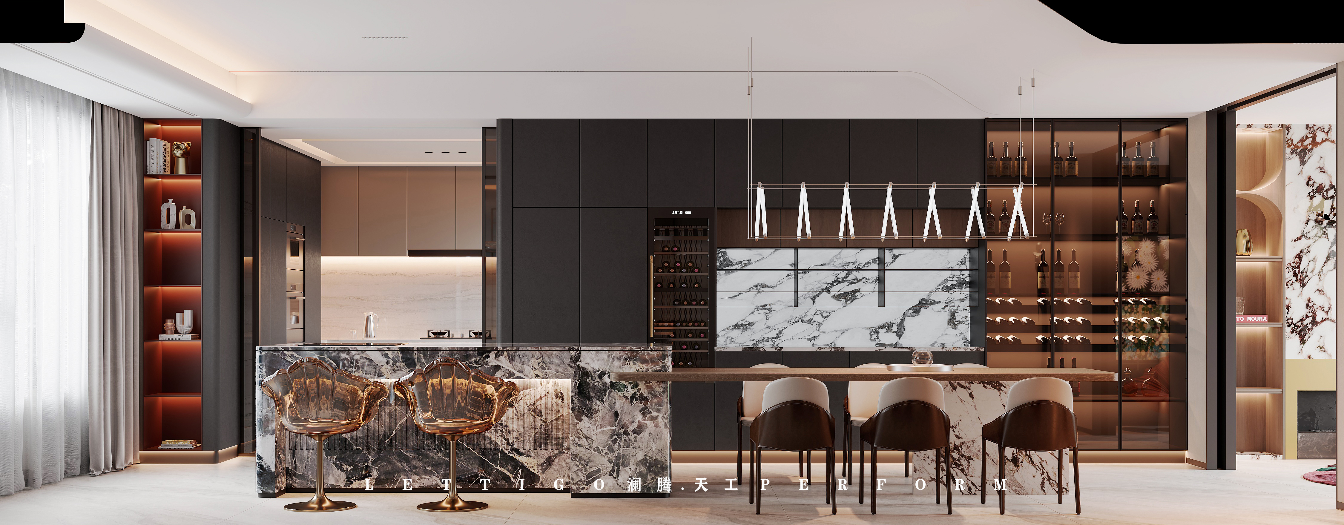 暖调轻奢系列别墅|一眼万年的家✔-3