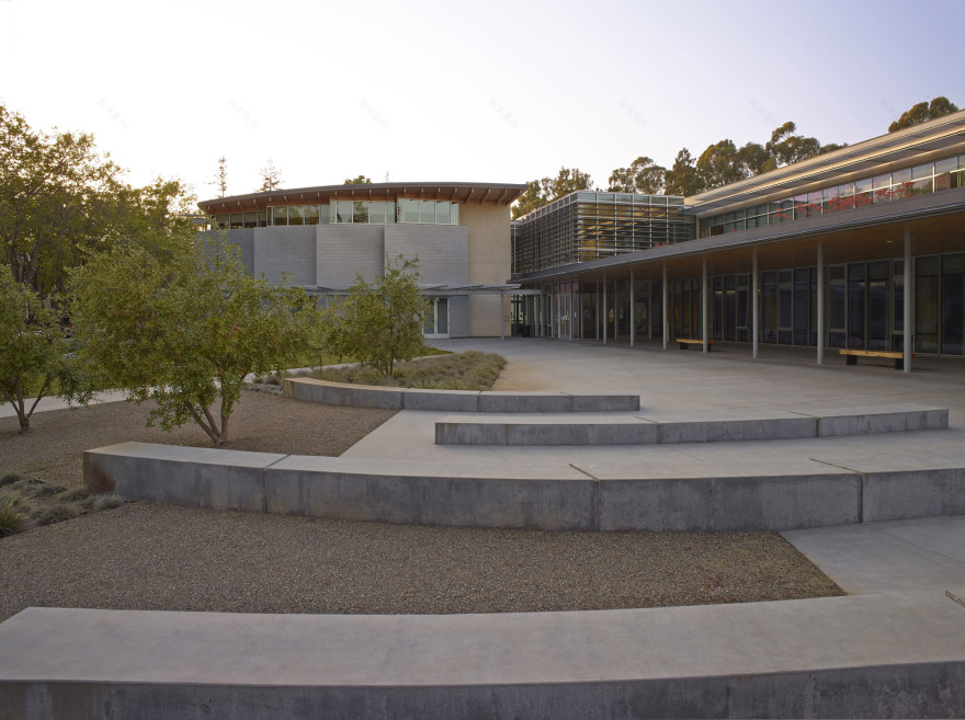 国密尔斯学院研究生院景观设计 mills college graduate school of business school by Lutsko Associates Landscape-2