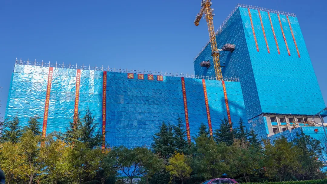 赋能职业教育体系建设！中建八局烟台工程职业技术学院南校区项目启用-91