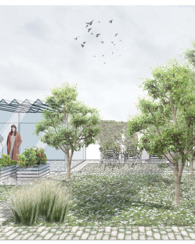 带温室的私家花园丨乌克兰基辅