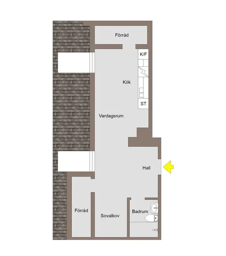 瑞典双室对比 | 女性化与中性空间的室内设计魅力-20