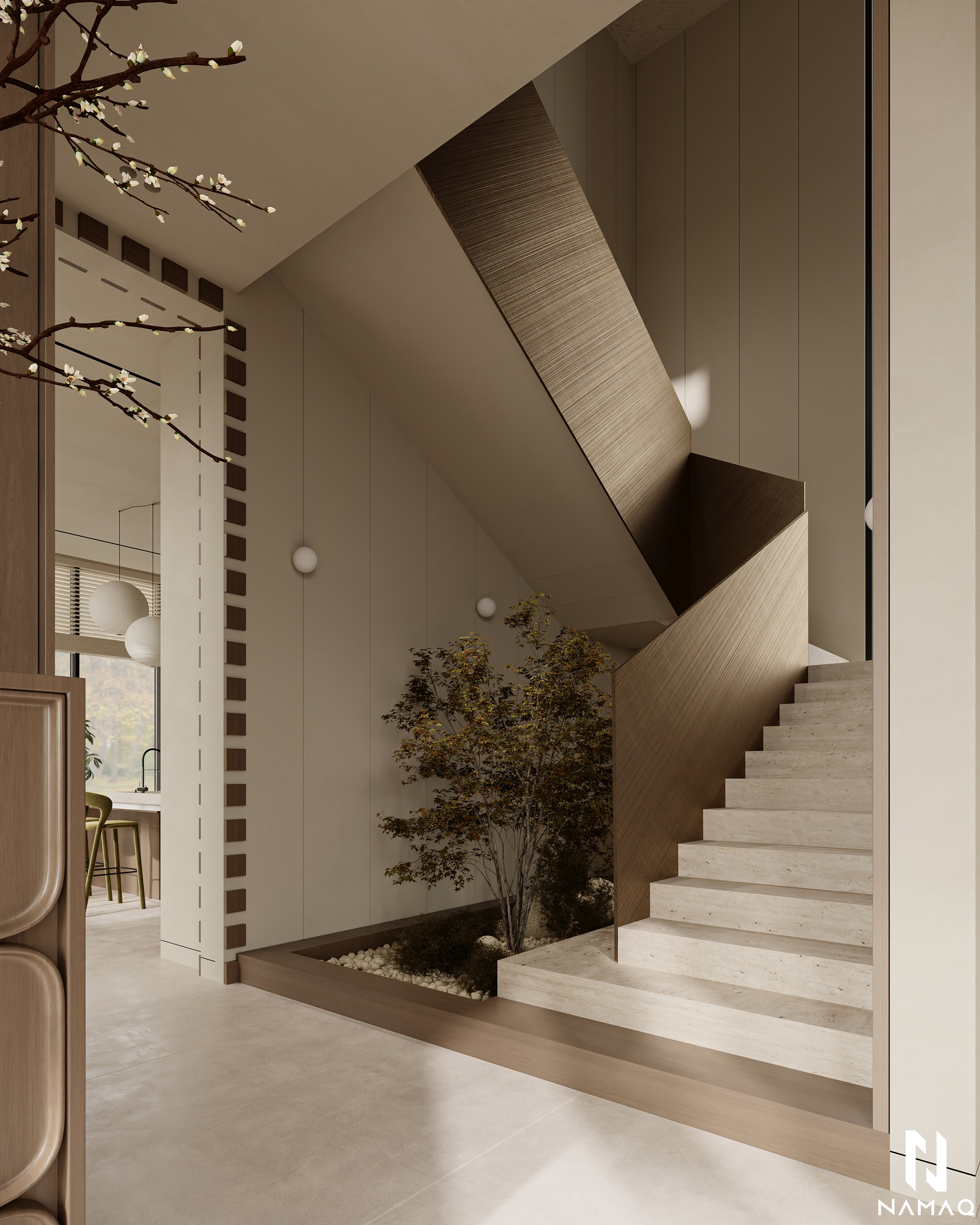 SOHO生活区接待处丨沙特阿拉伯利雅得丨Nourhan Essa（代表Namaq Architects）-18