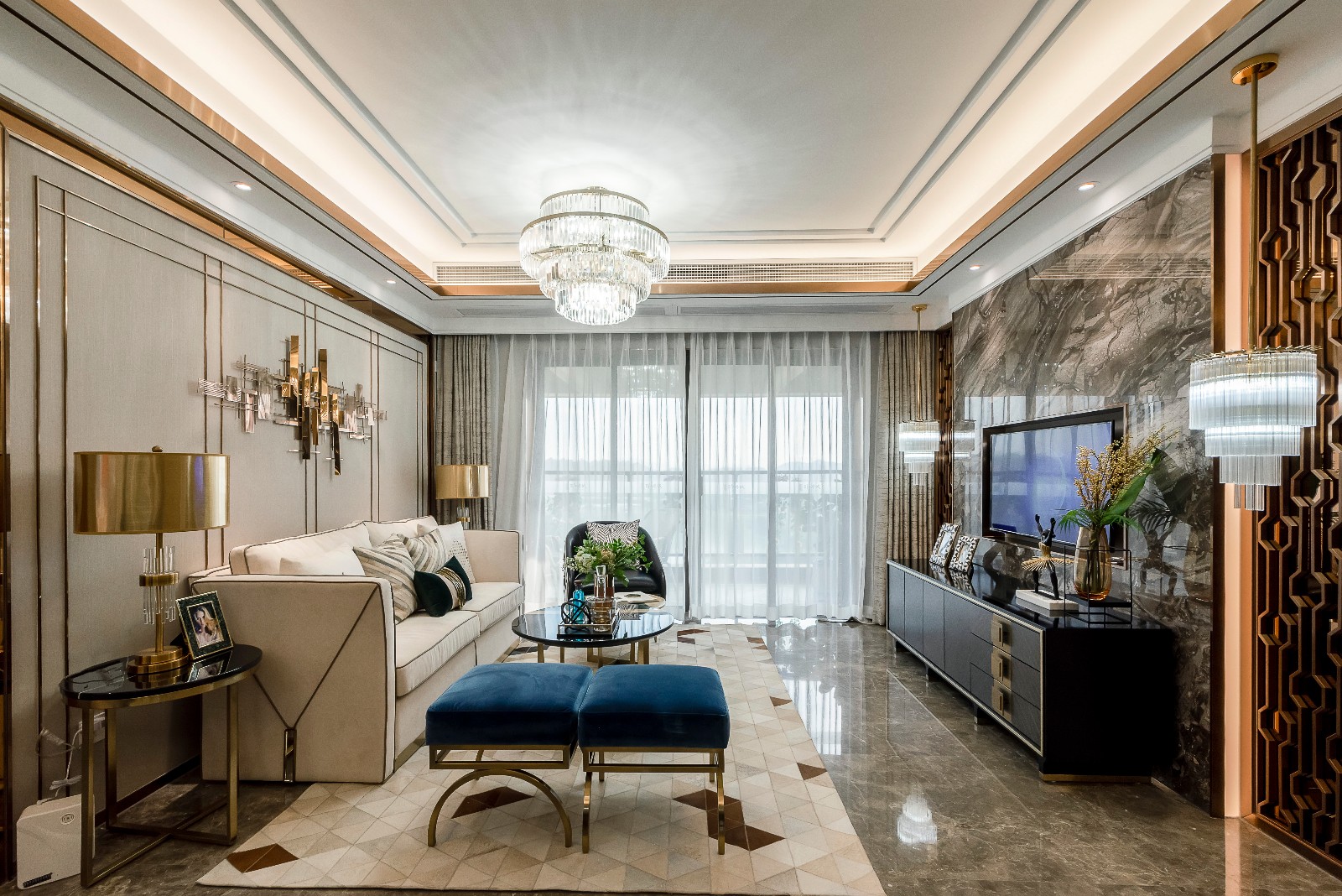 惠州奢华美式样板房 | 上森设计诠释精致生活品味-27