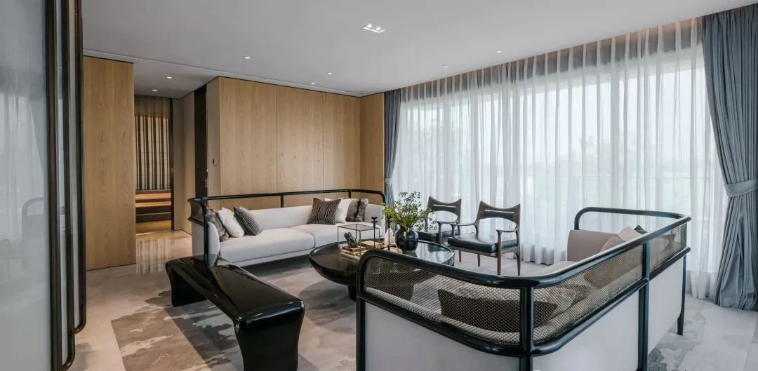 以山水墨画为灵感源头，武汉华侨城原岸样板间  吴滨-17