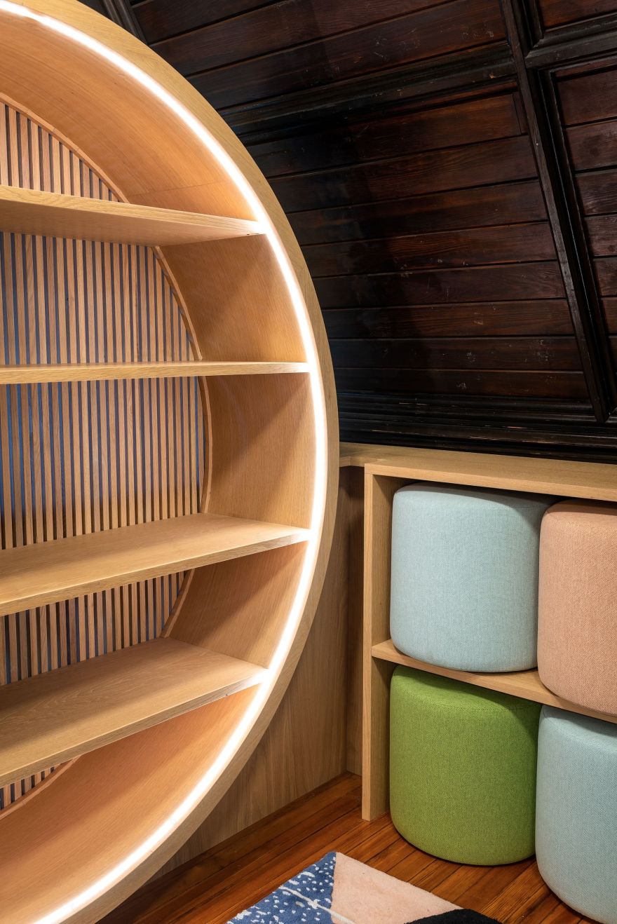 布朗克斯无家可归者收容所新儿童图书馆丨美国纽约丨Michael K. Chen Architecture-32