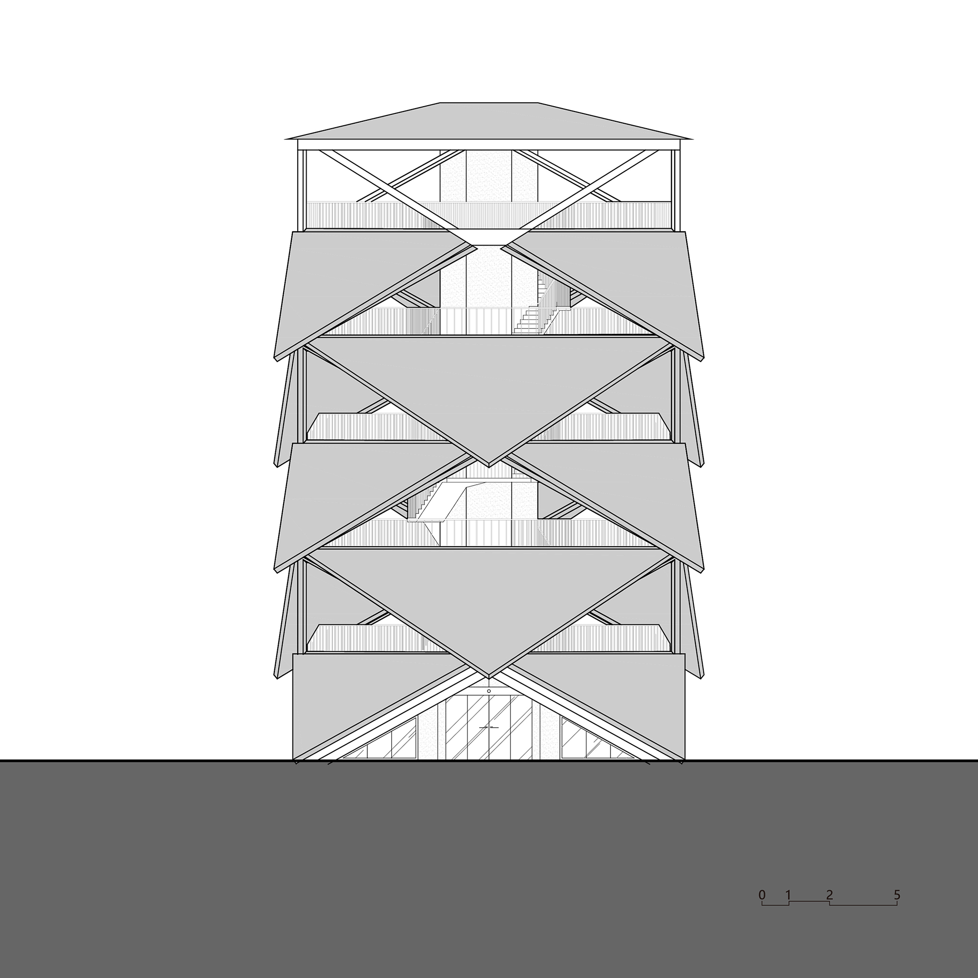 稻田中的灯塔丨中国宁波丨HDEC AIRCoLAB Studio-44
