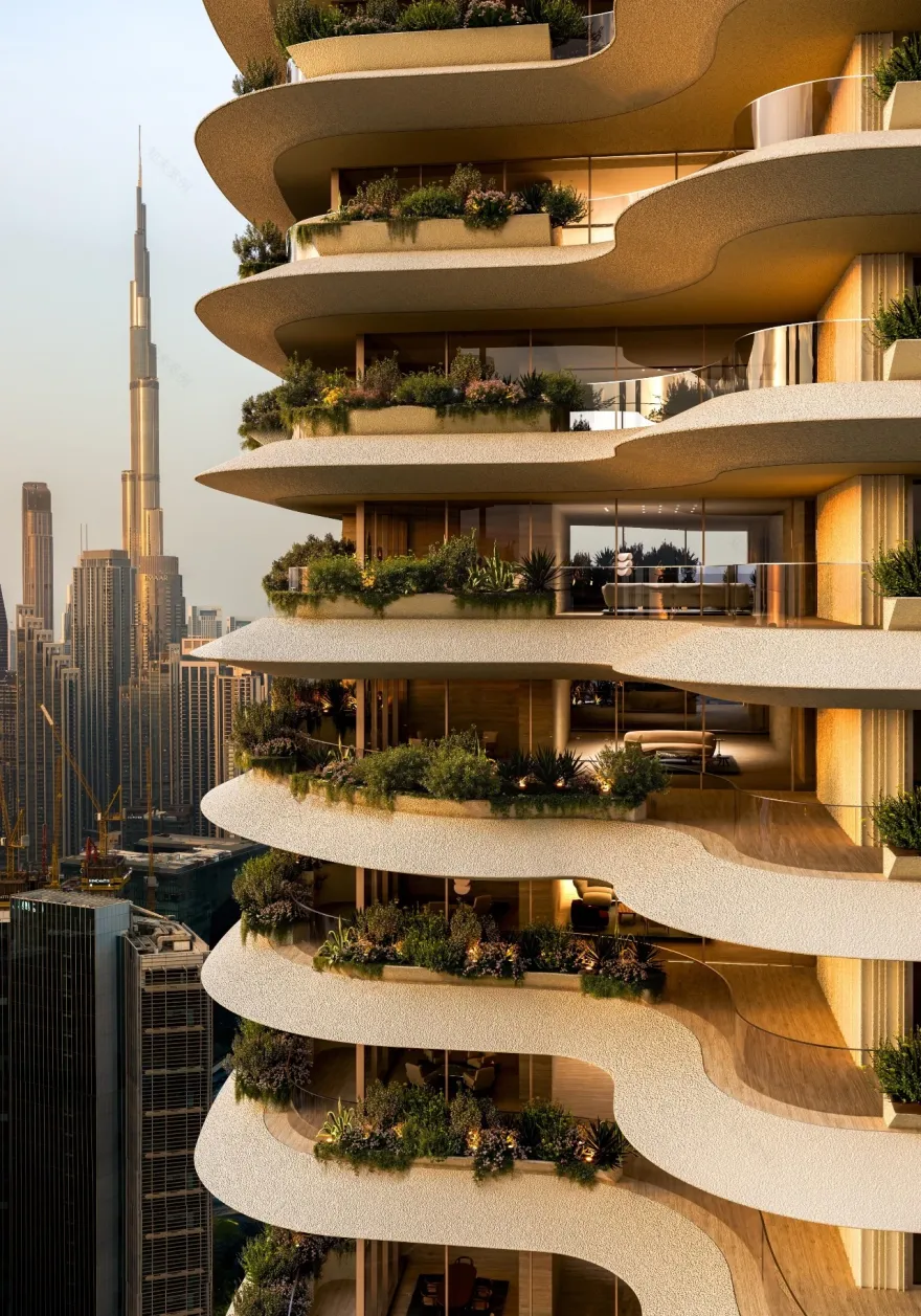 奢华住宅项目 Wedyan丨阿联酋迪拜丨隈研吾-16