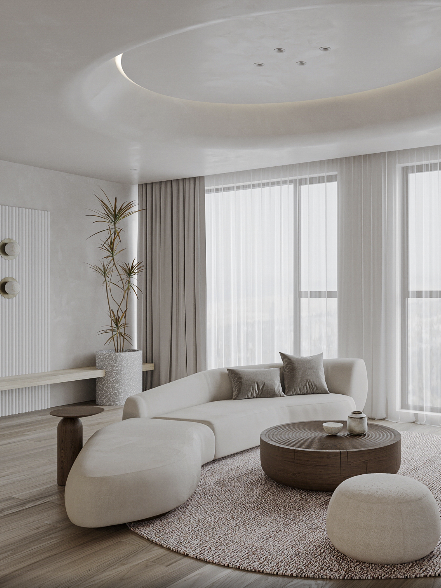 160㎡ 现代侘寂风 越住越高级的家-0