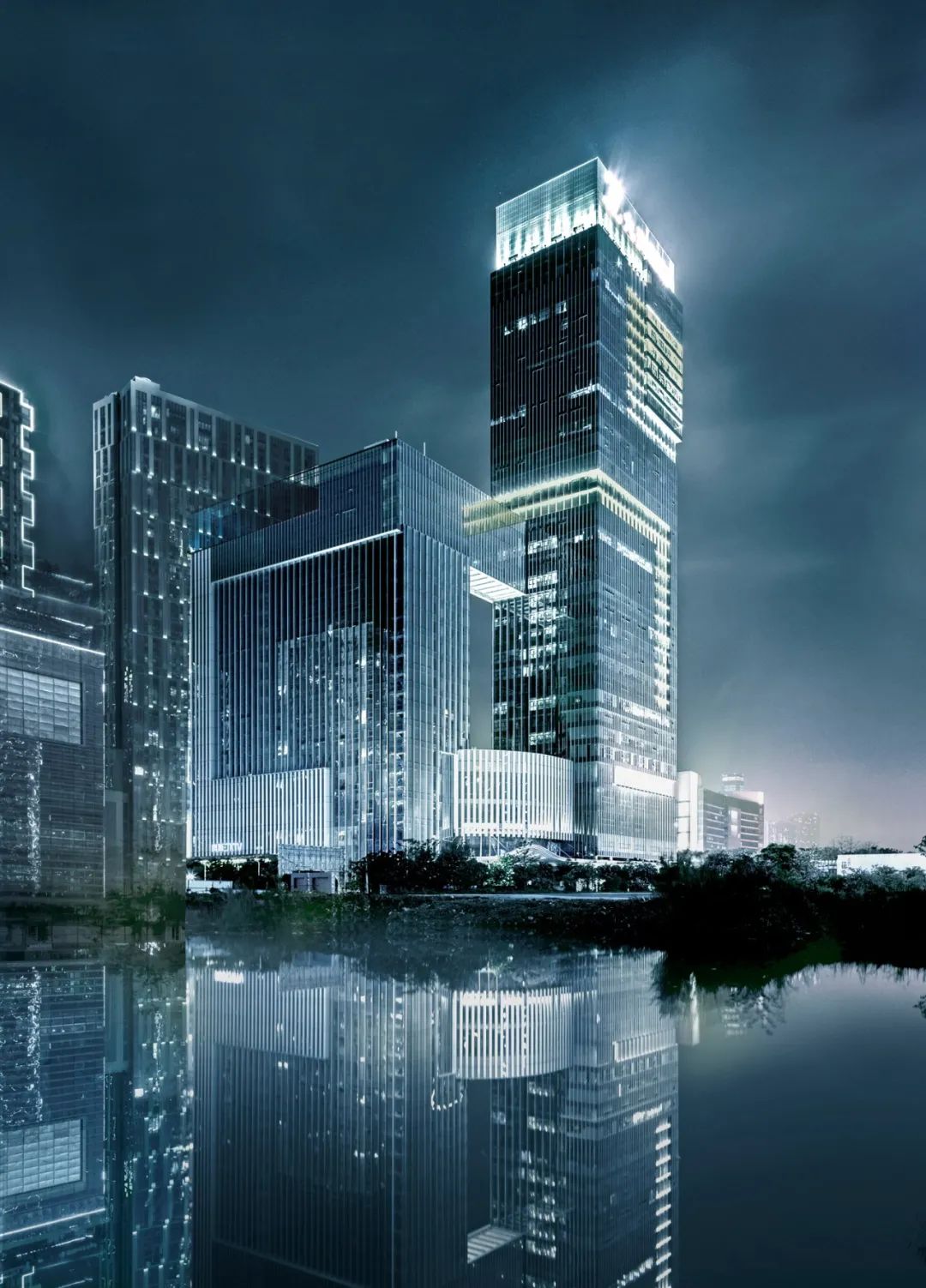 柳州九洲大厦 | 地标建筑中的龙游山水设计-24