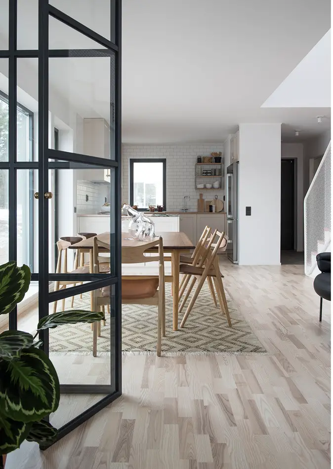 瑞典现代风格住宅，开放厨房与步入式衣橱-2