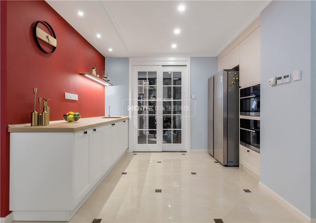 成都中德英伦世邦 140㎡美式轻奢风装修案例解析-52