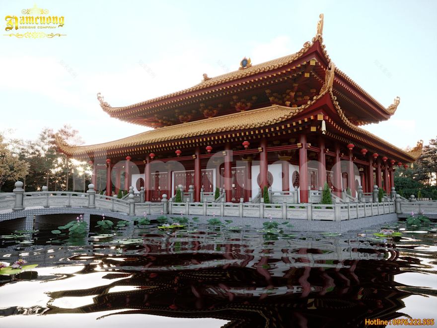 Thiết kế chùa Phật Quốc Vạn Thành | Công ty cổ phần tư vấn thiết kế và xây dựng Nam Cường-11