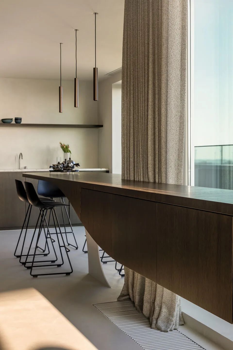 比利时克诺克复式顶层公寓室内装修丨Architects Claerhout  Van Biervliet-14