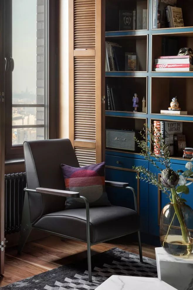 莫斯科设计师自宅 | 55 平米大胆创意空间-36