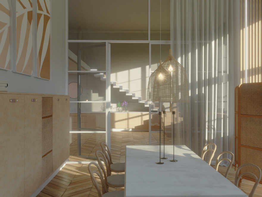 带阳台的阳光房-11