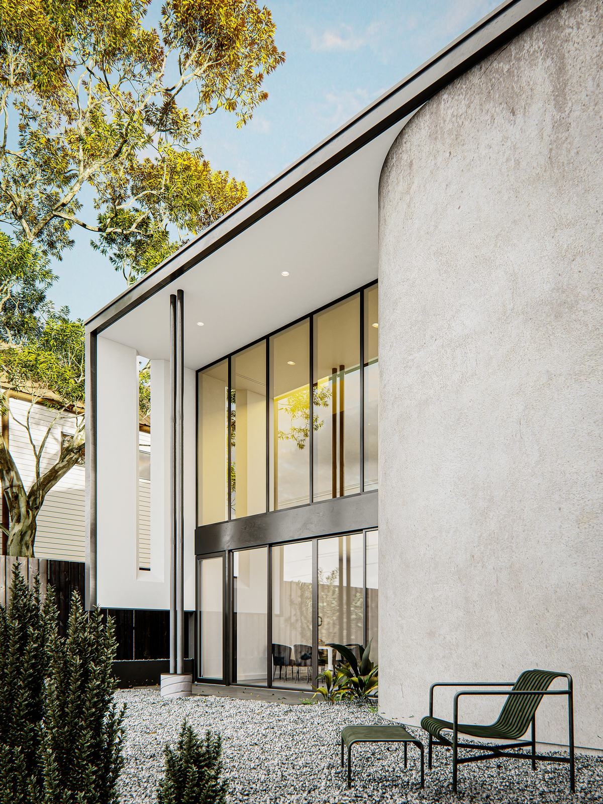 美国奥斯汀现代独栋别墅丨Ravel Architecture-9