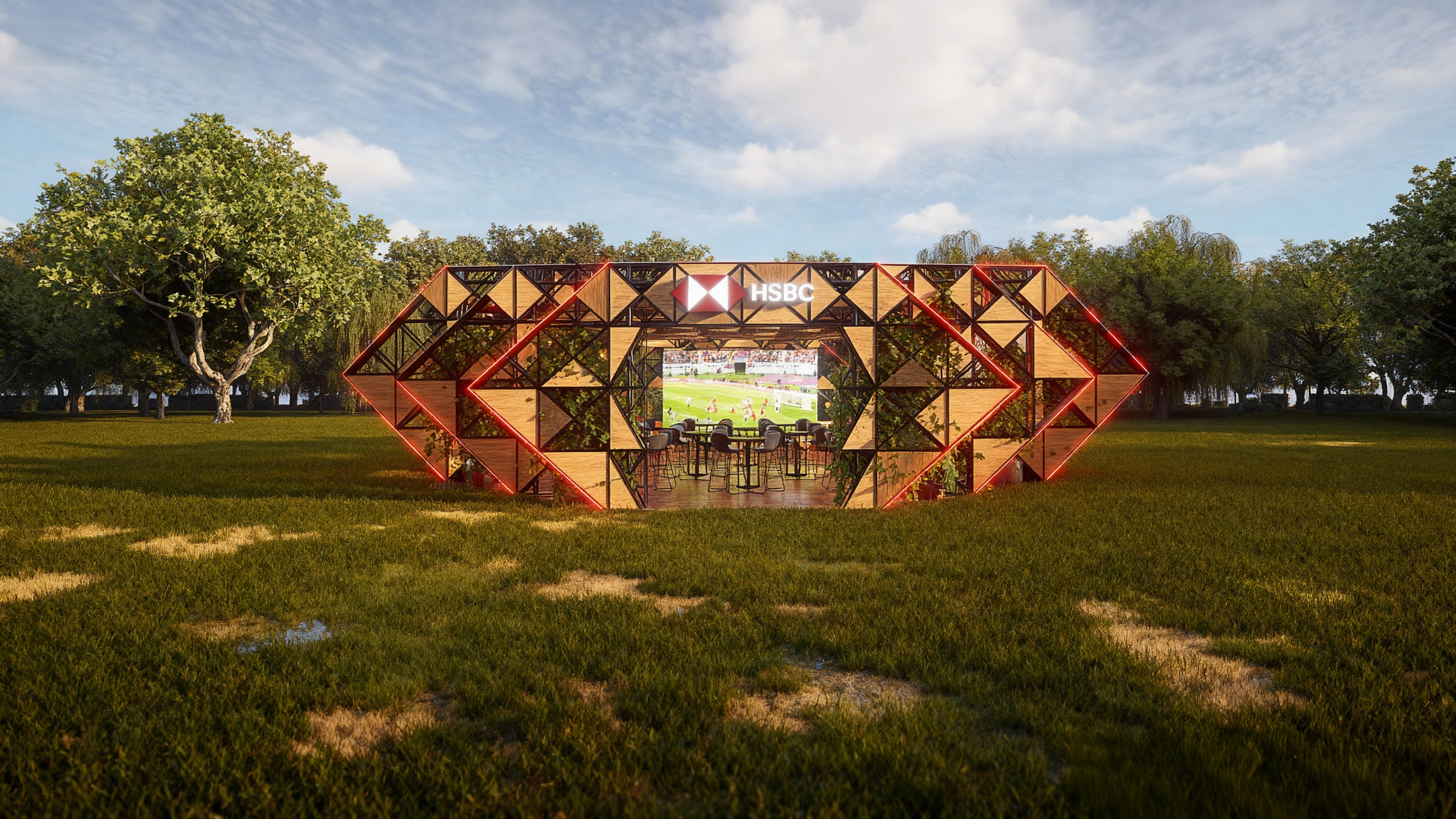 HSBC Fan Zone Booth - FIFA World Cup 2026-2