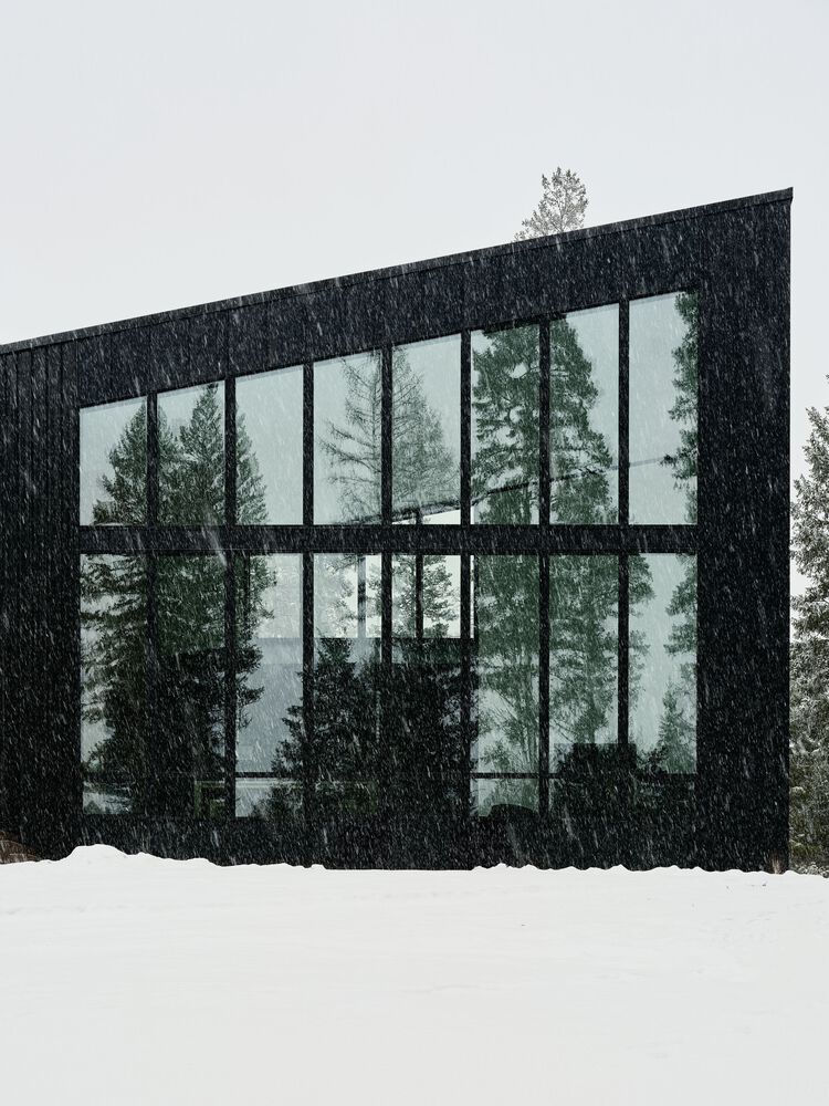 冰川纵横交错山脉灵感度假屋设计丨美国蒙大拿丨蒙大拿州建筑师卡文  科斯特洛,牧场矿山-13