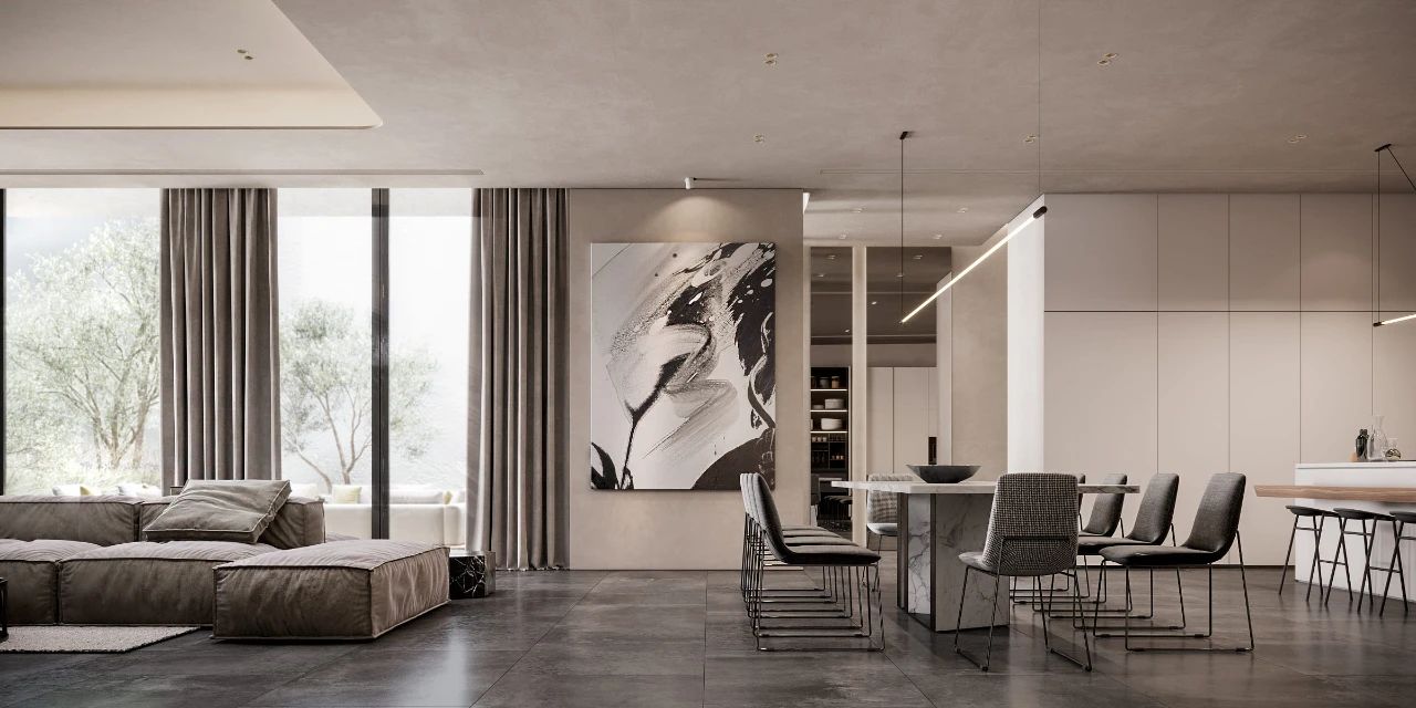 504㎡三层极简别墅设计丨LeQB Architects-2