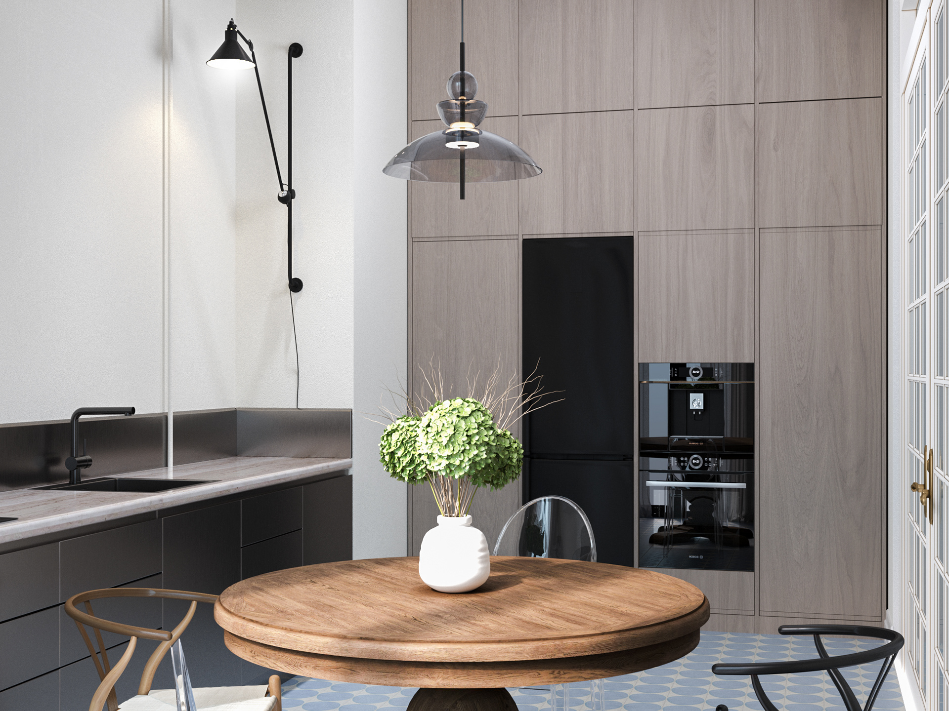 Визуализация квартиры 101,5м². Дизайн Carmine Home-8