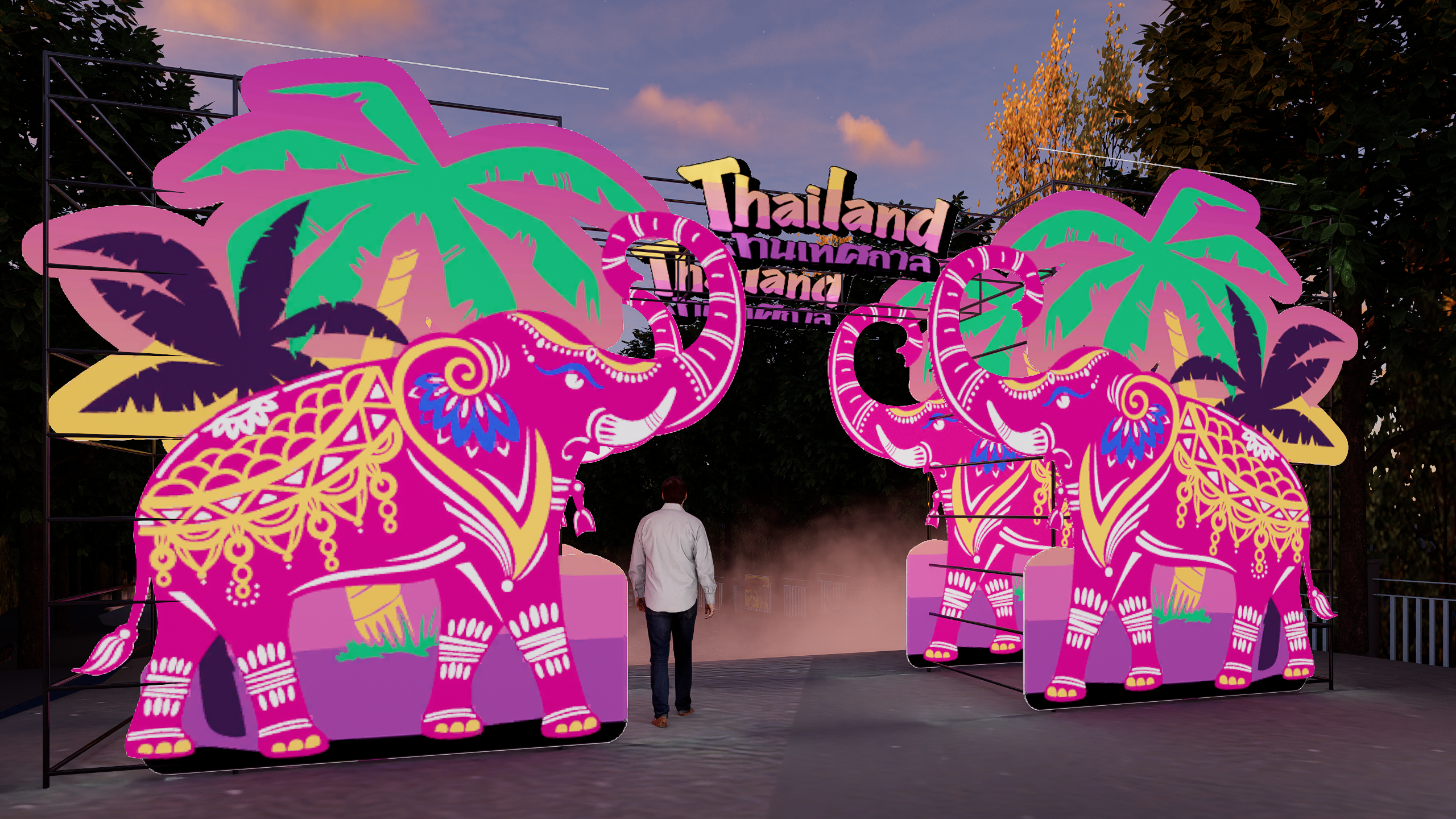 没落地的街区氛围-3