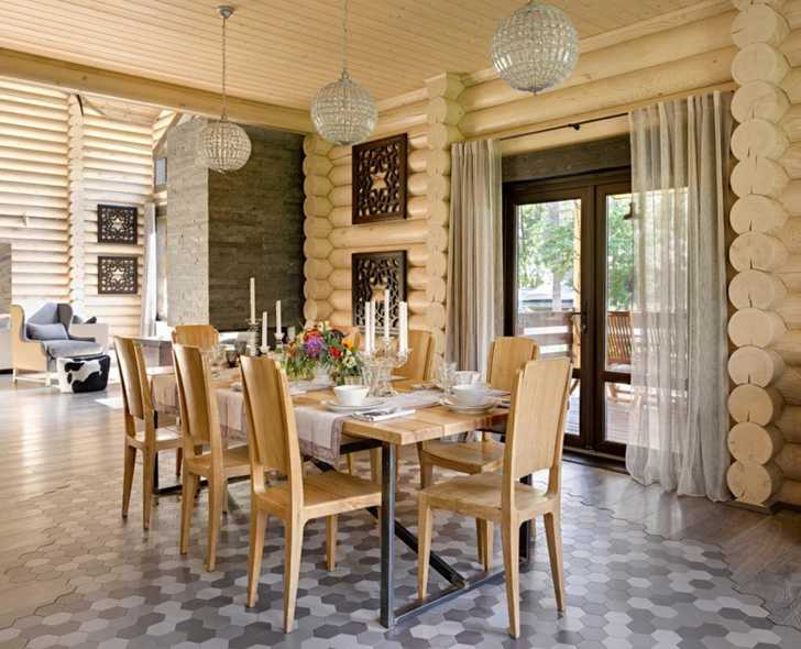 俄罗斯伏尔加河边的现代木屋-11