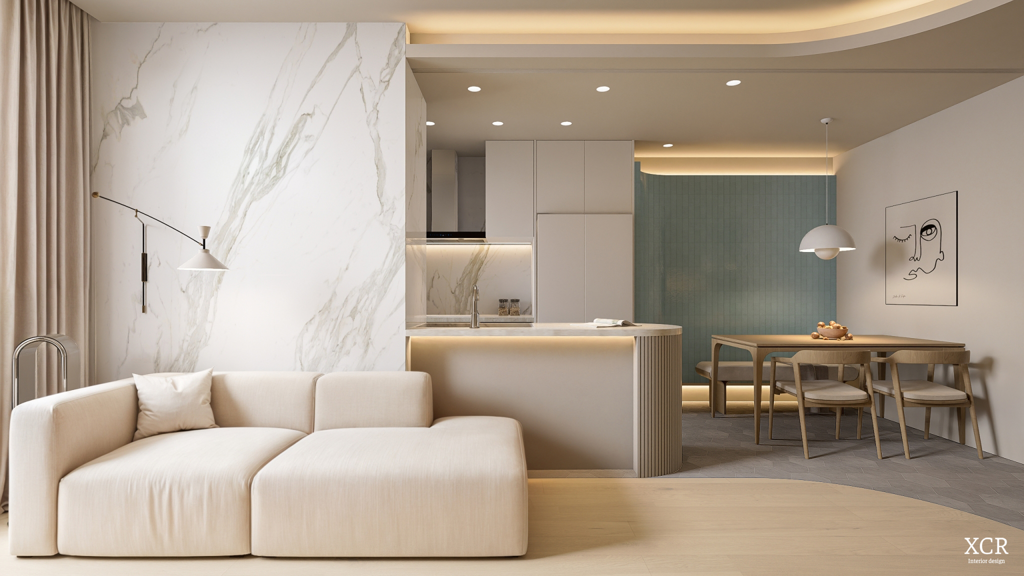 新成屋两房设计-12