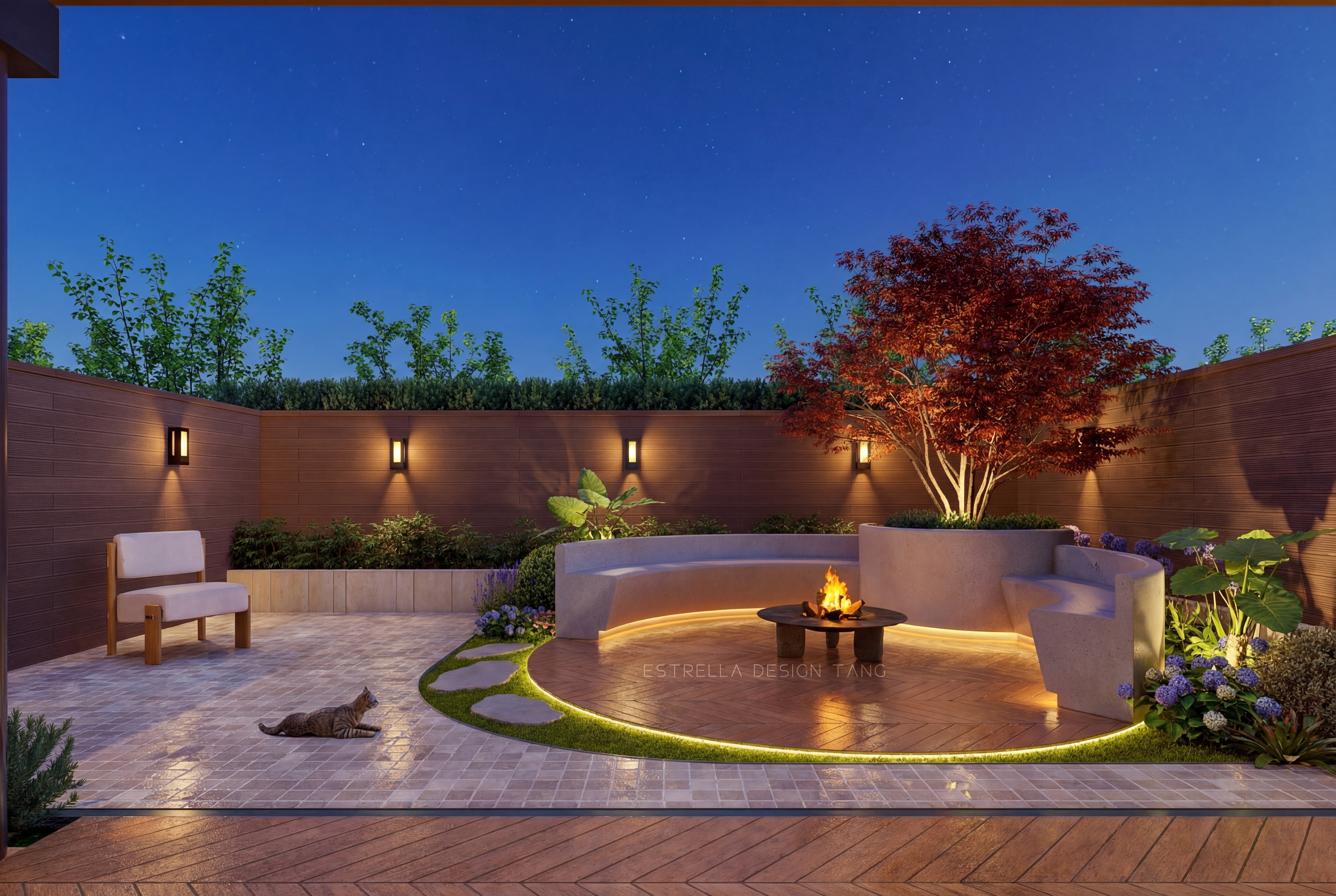 爆改27平小院 花园 庭院 设计 -1