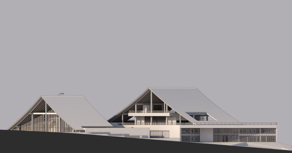 重庆雲山小镇 | 木结构艺术馆与景观的完美融合-49