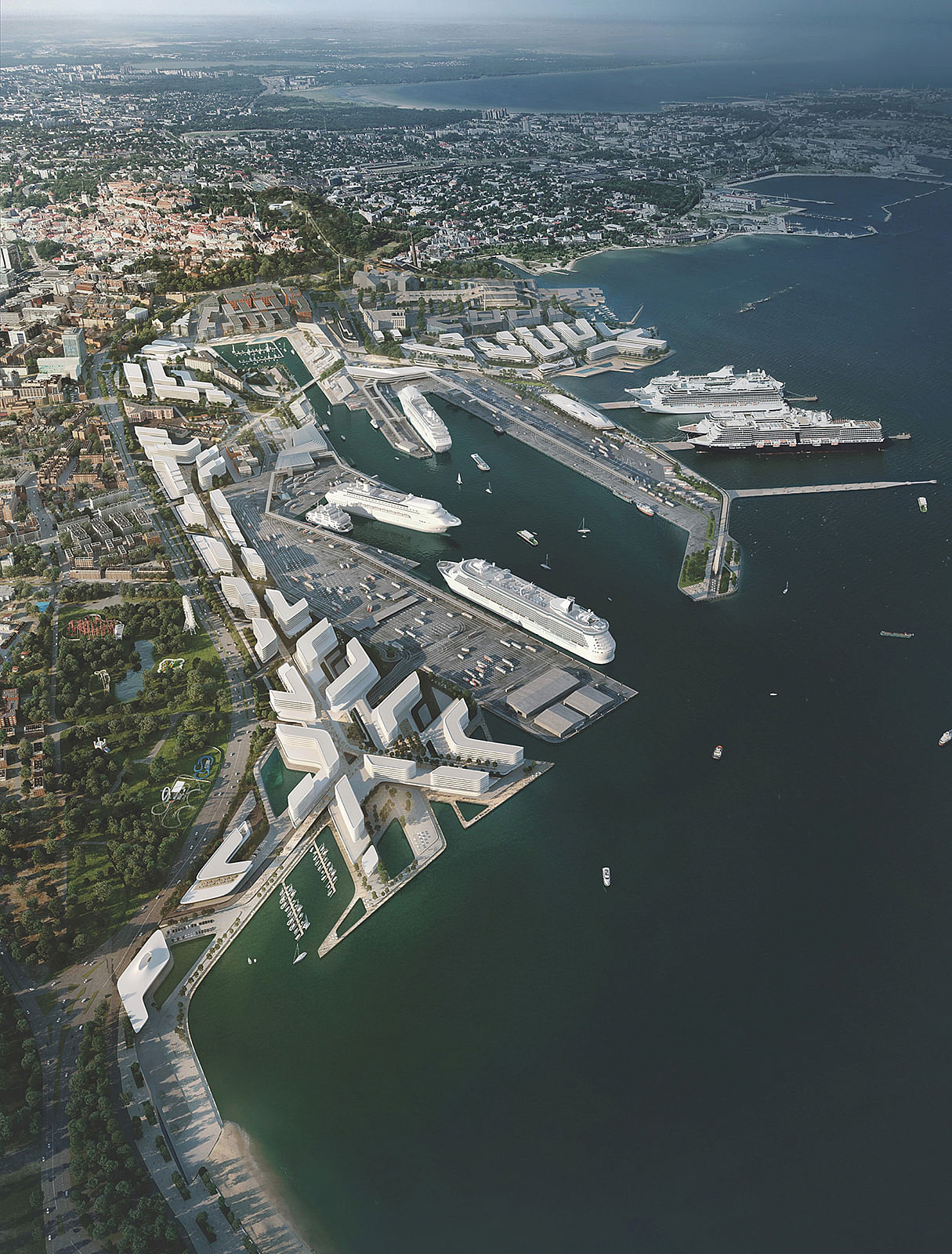 塔林老城港口2030重建总体规划丨爱沙尼亚丨扎哈·哈迪德建筑事务所（Zaha Hadid Architects）-8