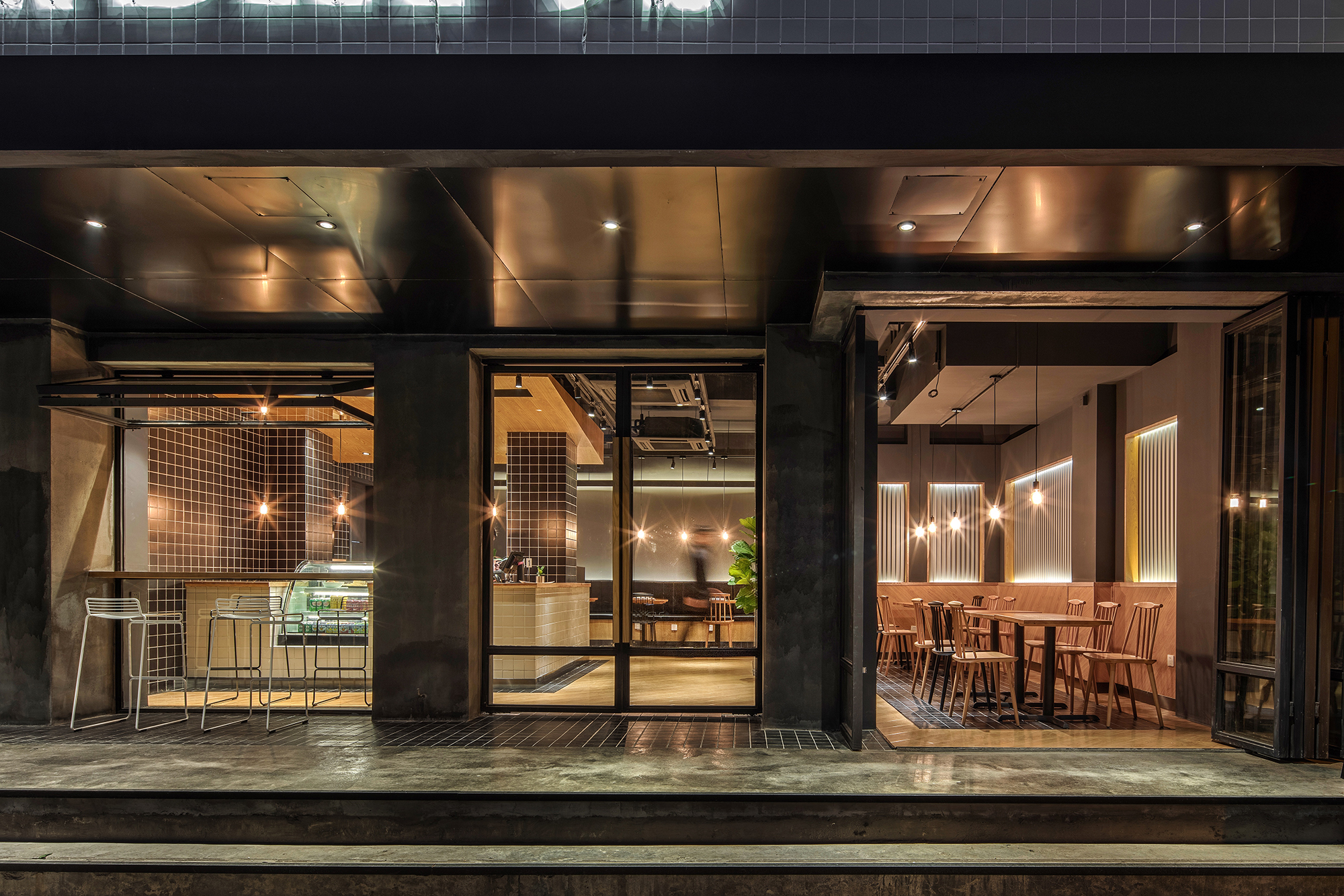 杭州上城区罗德轻食餐厅，百平米精致空间-10