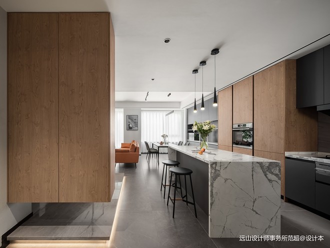 《昼漾 · 月望》150万元复式180平米装修案例-25