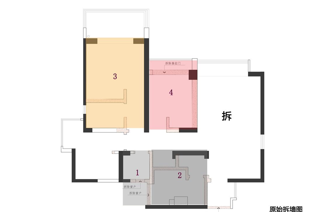 LDK 轻复古平层设计，浪漫与火热共存-76