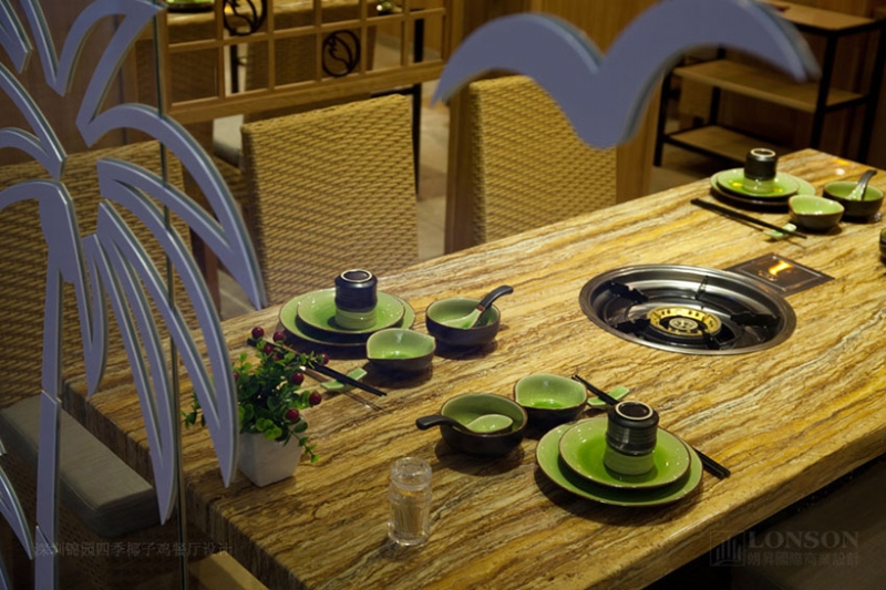 锦园四季椰子鸡餐厅设计｜体验天然椰树风情-5