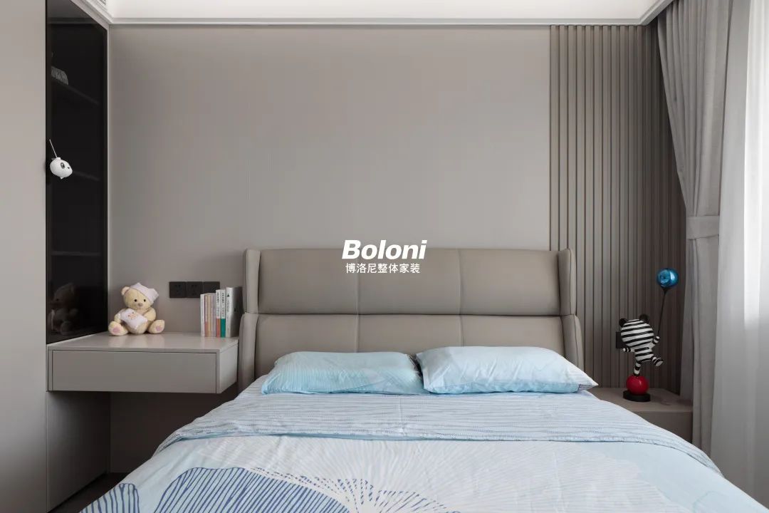 灰色极简大平层,治愈深夜 emo 的舒适之家-41