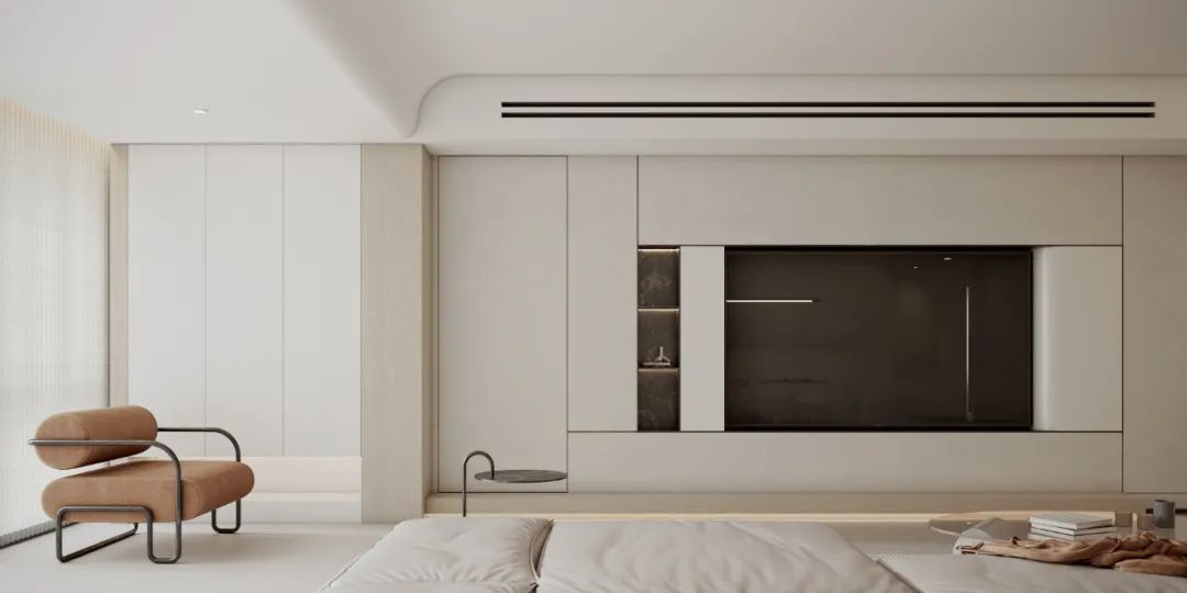 奶油系风格设计,打造舒适温馨之家丨中国长沙丨周笙笙建筑装饰设计-16