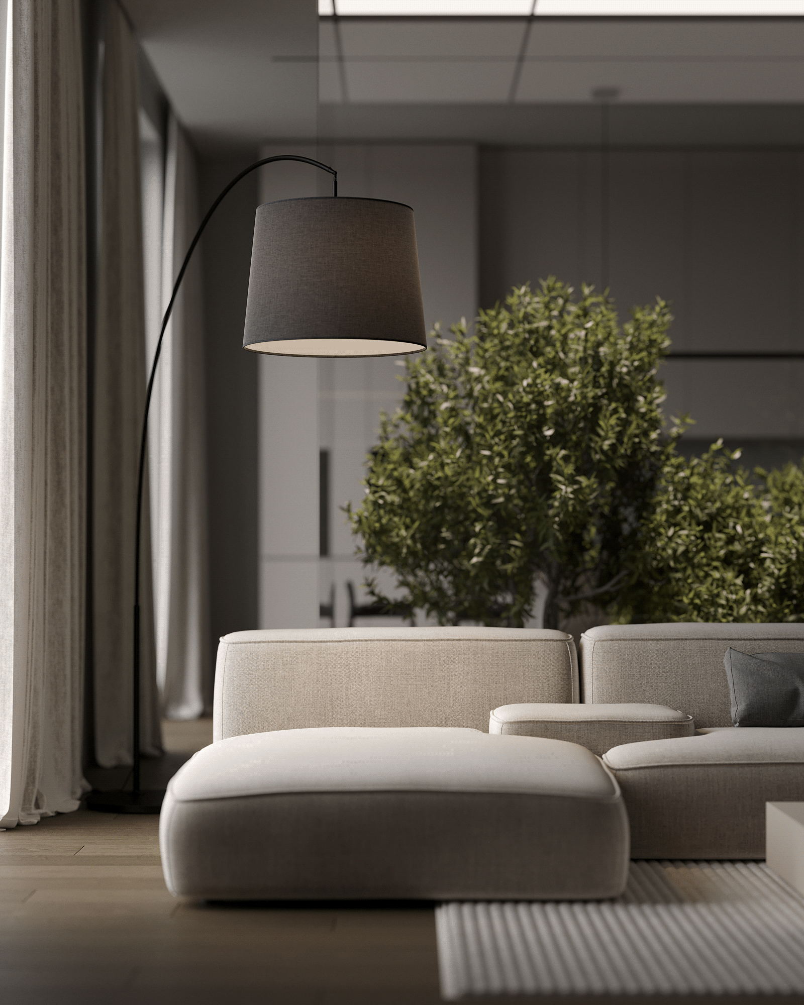 中性色系住宅设计 既高级又精致！-7