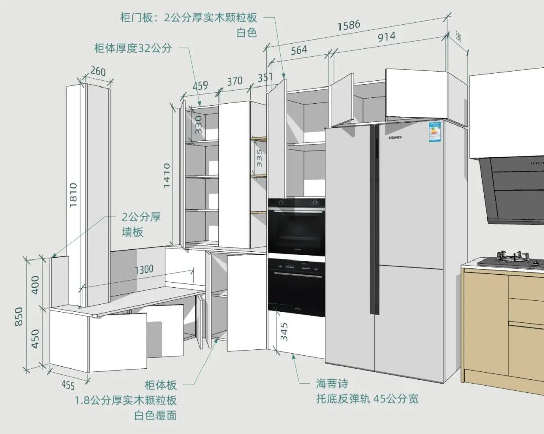 北京86㎡三口之家丨中国北京丨玖雅设计-35