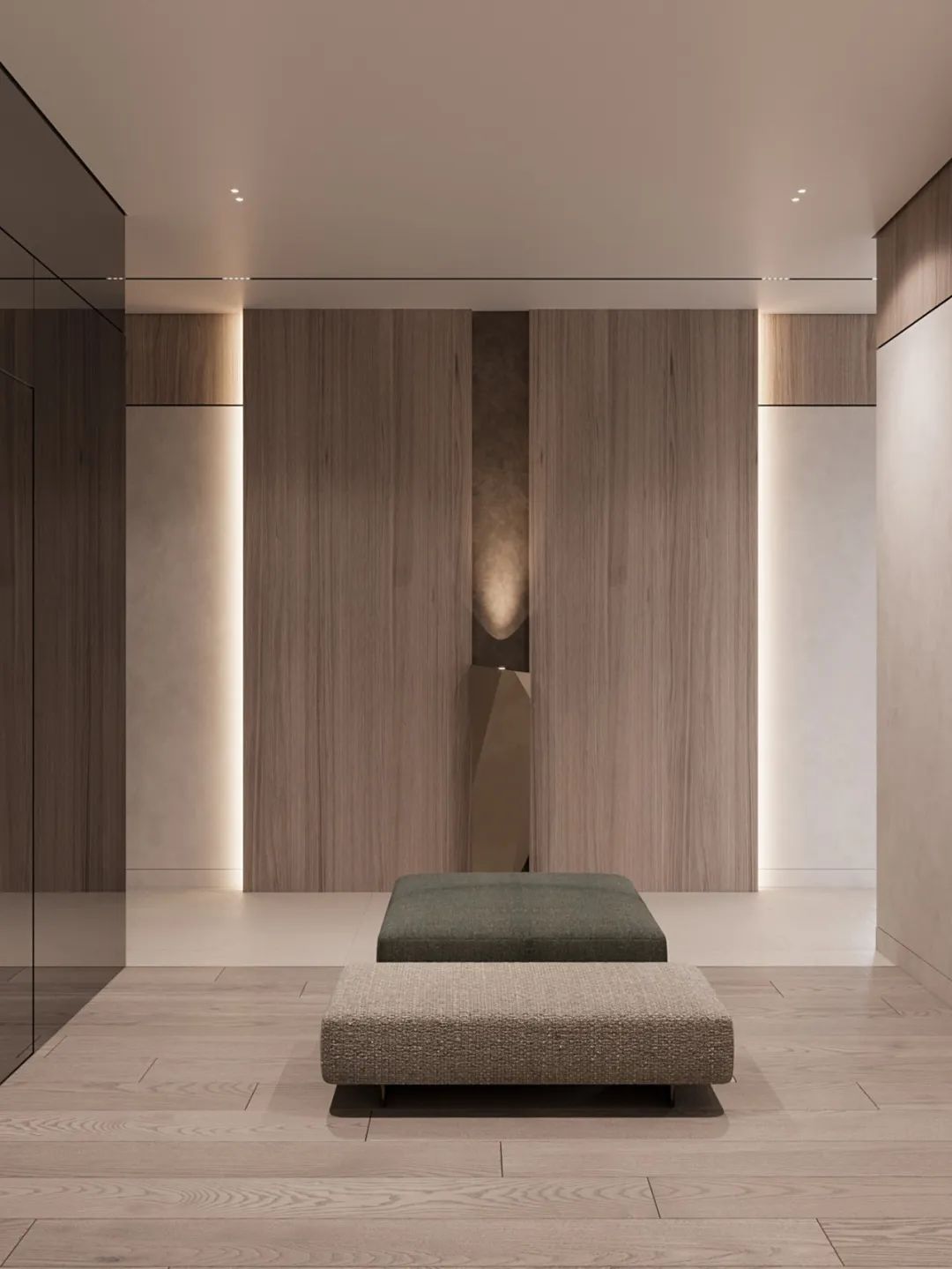 500㎡联排别墅,现代东方诗意空间丨东易日盛北京原创别墅分公司-18