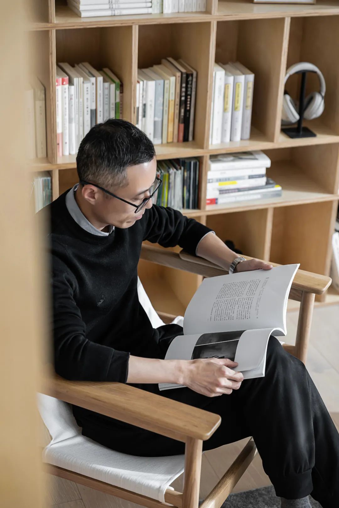 172㎡书香叠墅，原木与白的高级演绎 | 云行设计-15