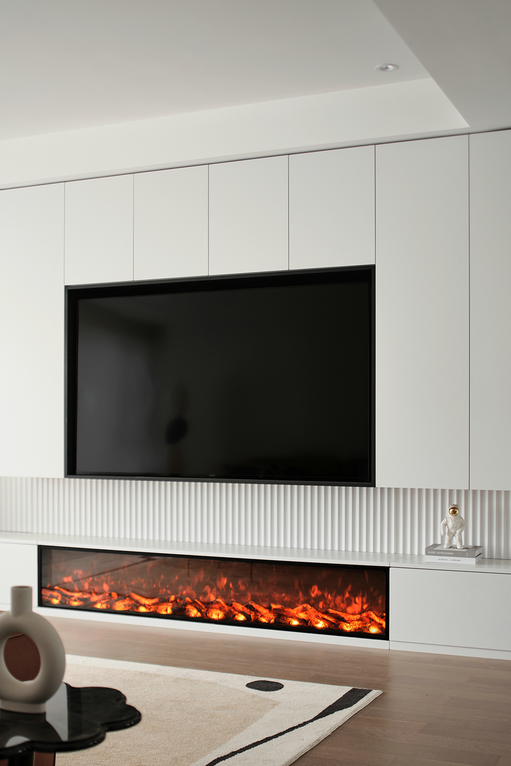 南京·棠宁府简约奶油艺术漆住宅丨中国南京丨大漠设计-49