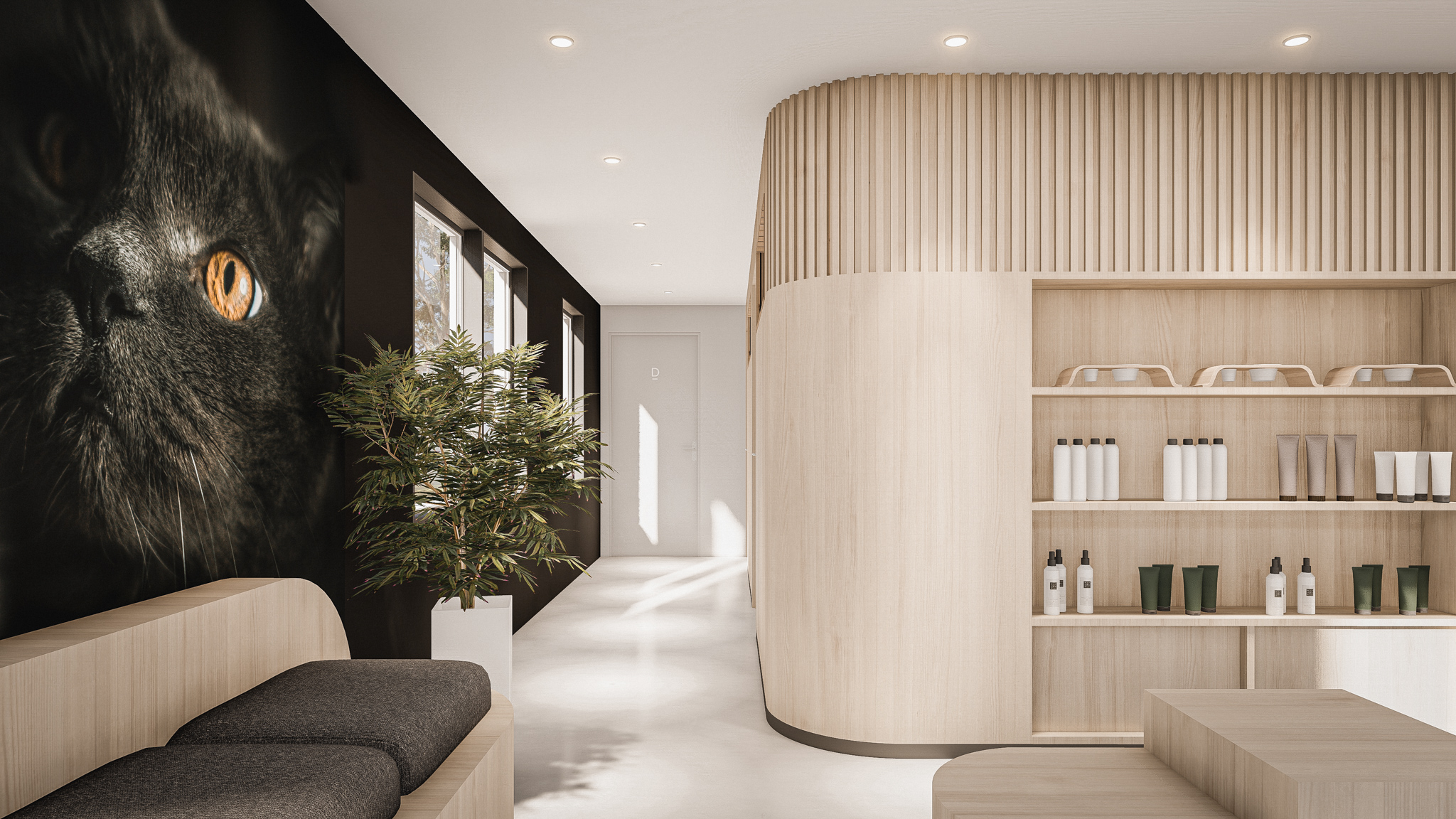 温馨的动物医院丨Agence Spatiale inc.-11