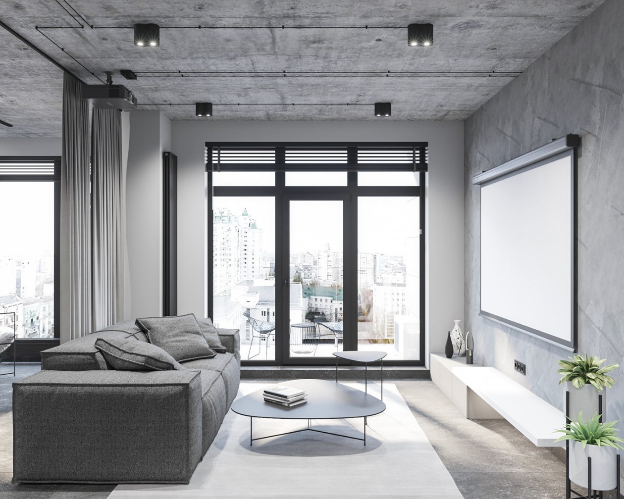 65平米 工业风质感公寓-3