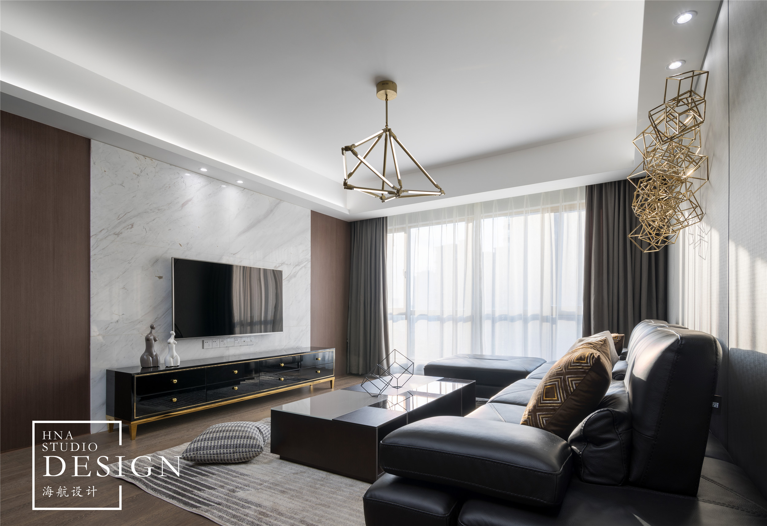 海航设计 | 常发豪庭◣我所理解的生活◥140平现代风格-12