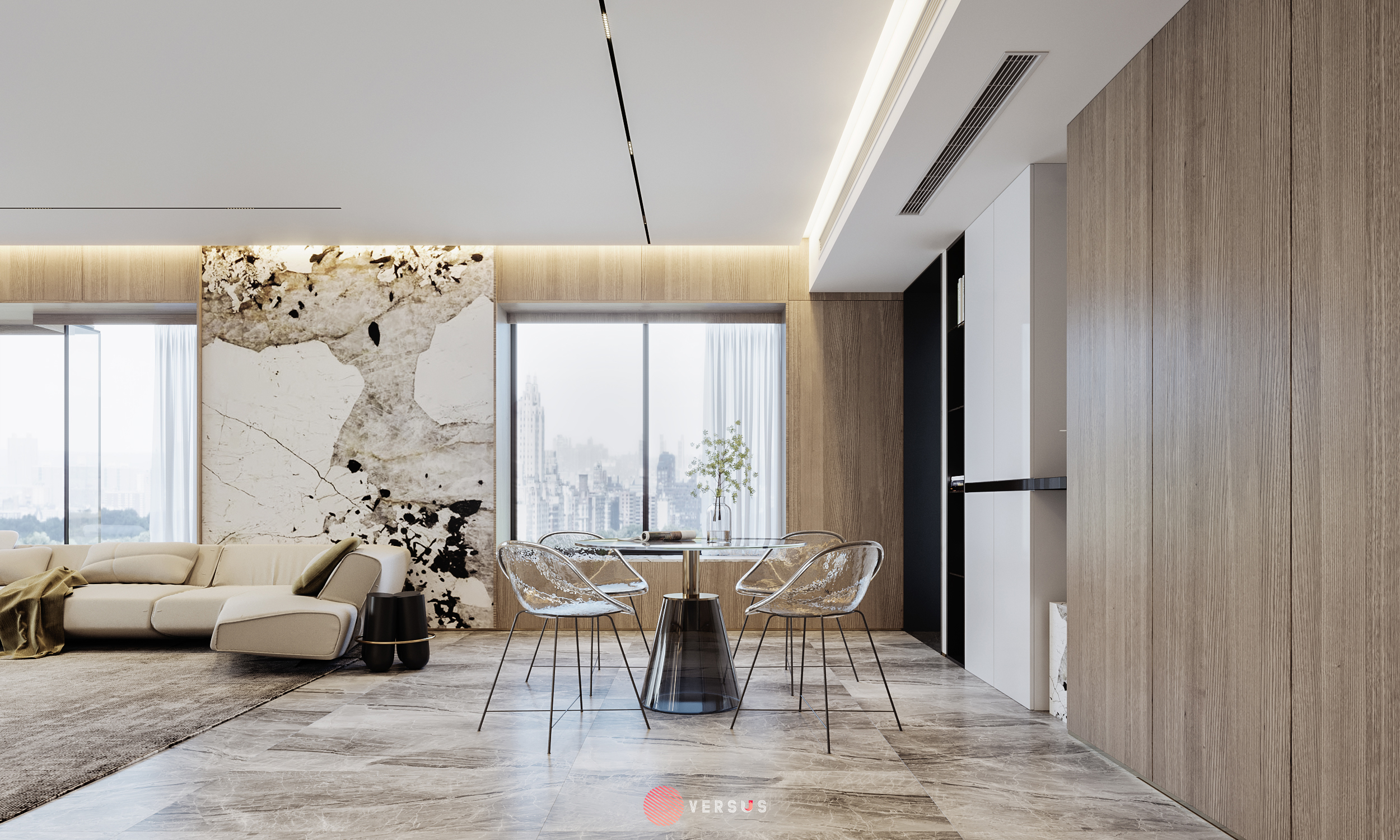 现代世欧王庄奶昔呀风室内设计-5