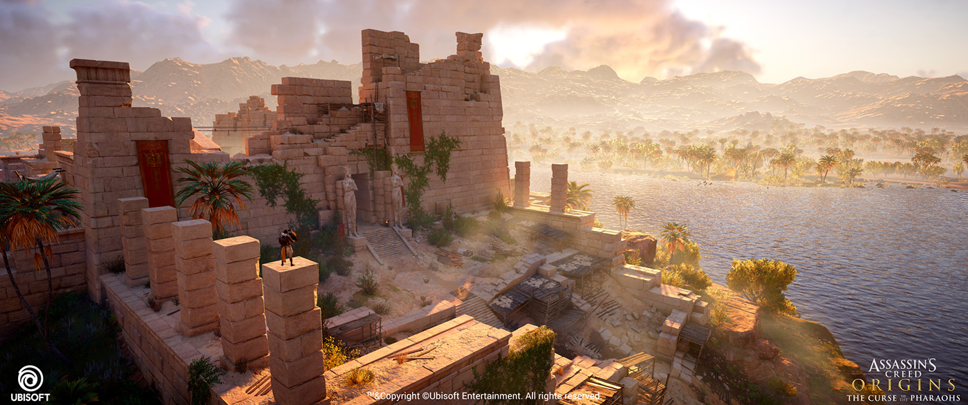 《刺客信条 | 法老诅咒》大象岛艺术设计赏析-9
