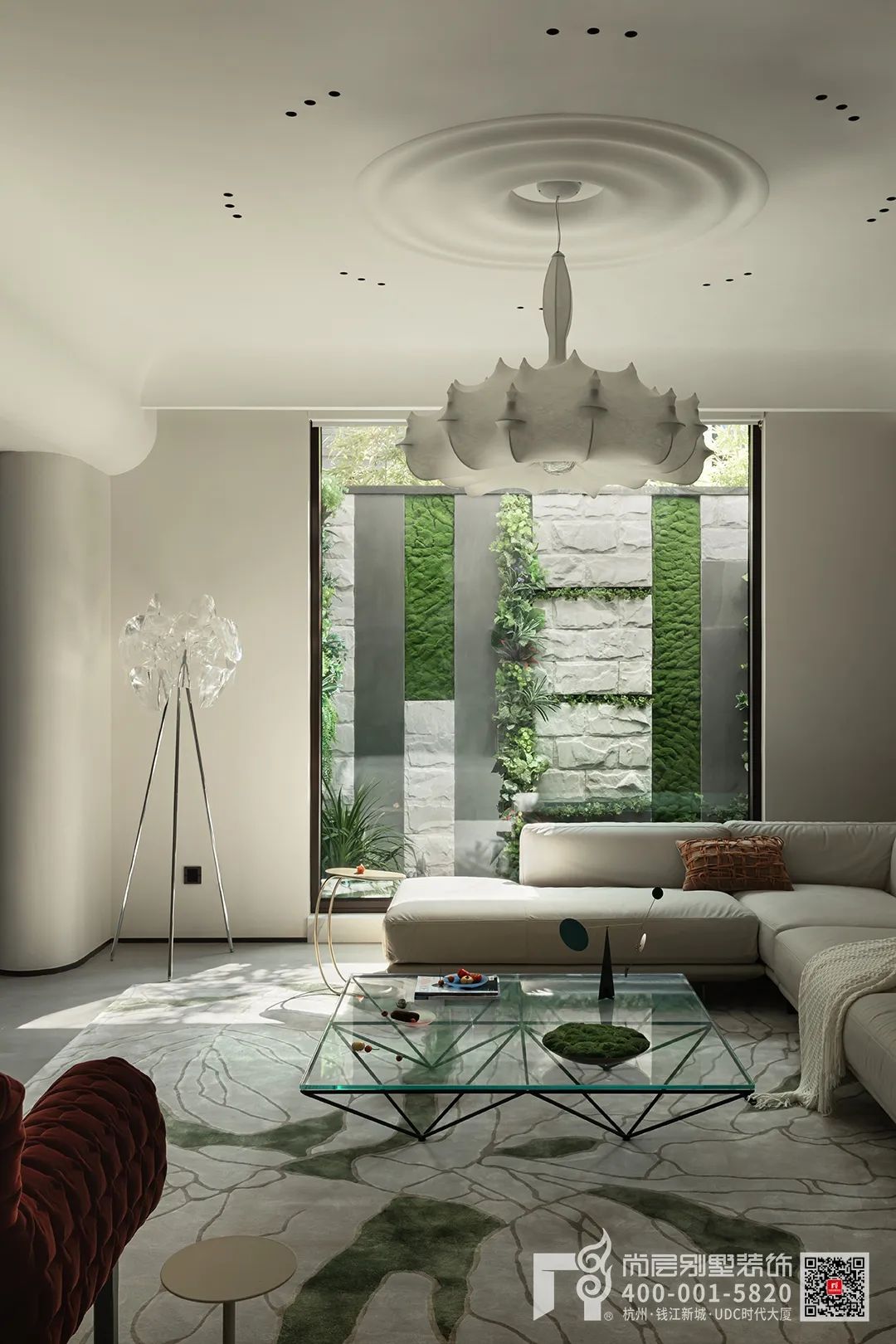 杭州院子现代别墅设计丨中国杭州丨杭州尚层装饰-14