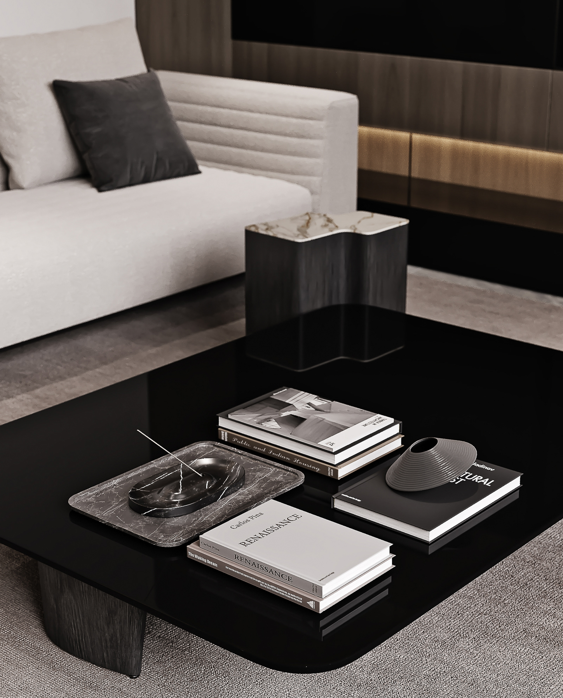 Modern minimalism family residence-7