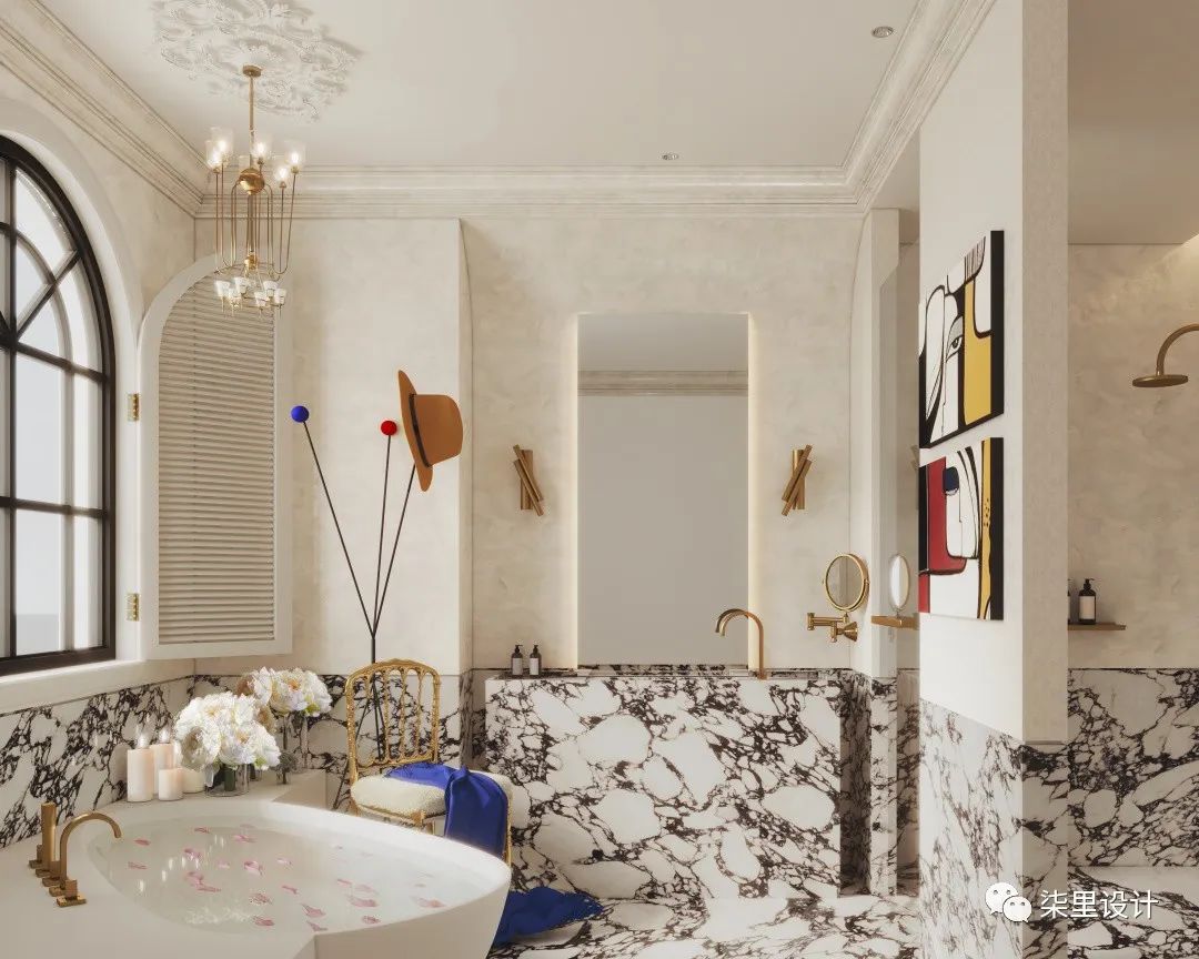 柒里设计｜法式名邸-49